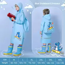 Splashy Unicorn & Dino Çocuk Yağmurluğu