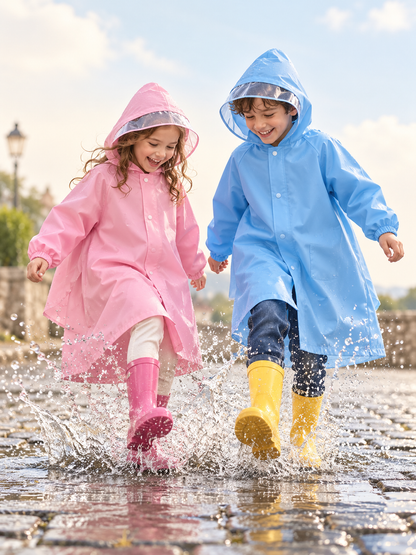 Splashy Unicorn & Dino Çocuk Yağmurluğu