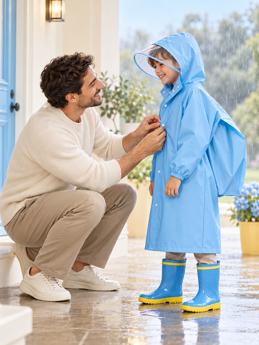 Splashy Unicorn & Dino Çocuk Yağmurluğu